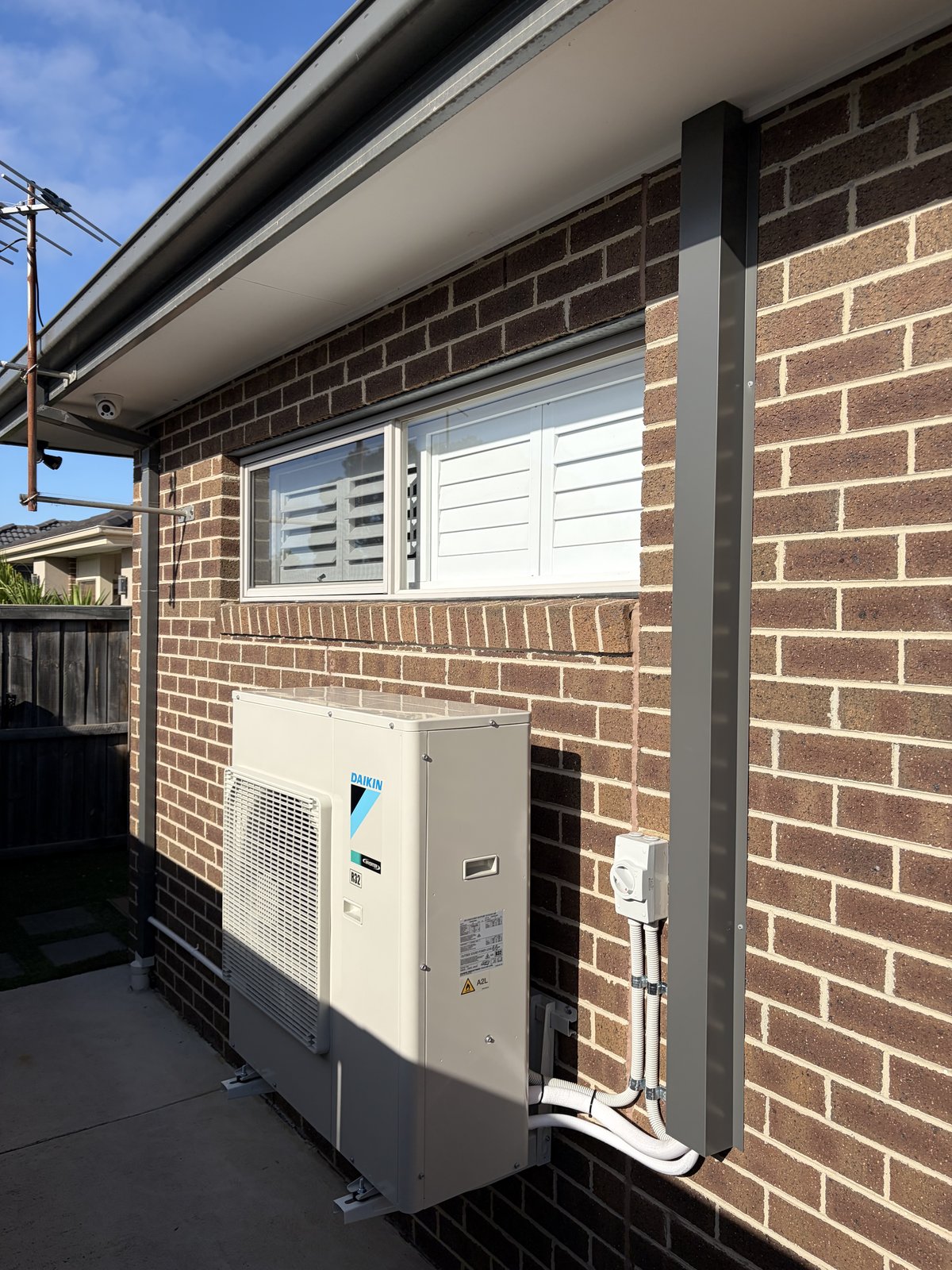 Ducted air conditioning installation by OnePeak technician in Melbourne